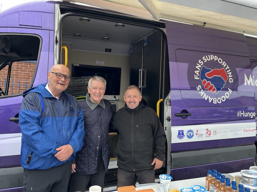 Fans Supporting Food Banks founder reflects on ten years of heart-warming moments at Goodison Park