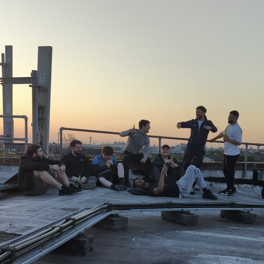 Jamie Webster films new video with James Nelson-Joyce - Blackstock Market Rooftop