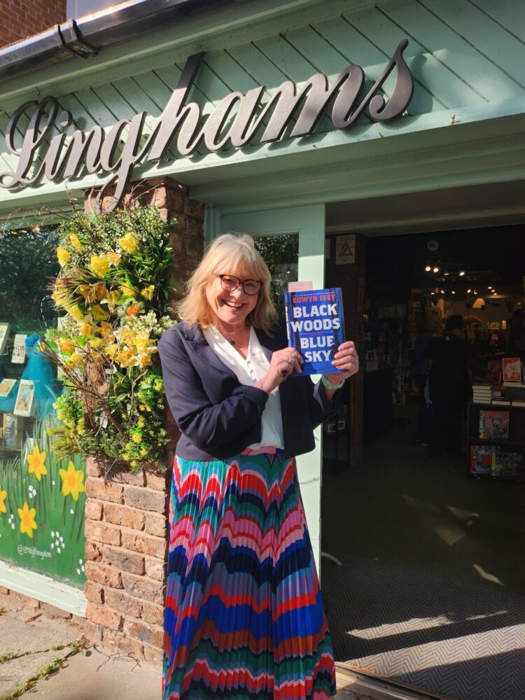 Linghams owner Sue Porter with one of her current favourite books