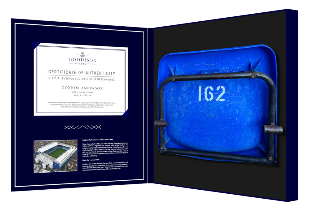 Everton offers fans a chance to own a piece of Goodison Park History