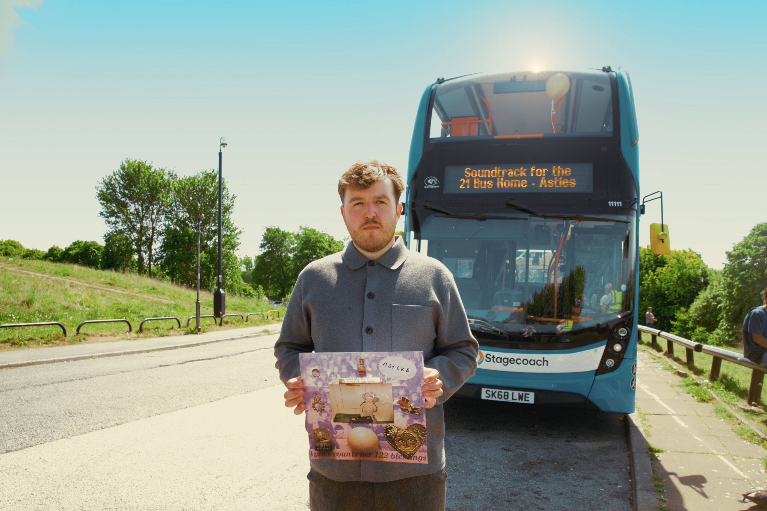 Liverpool singer Dan Astles recreates the bus journey that inspired his new album