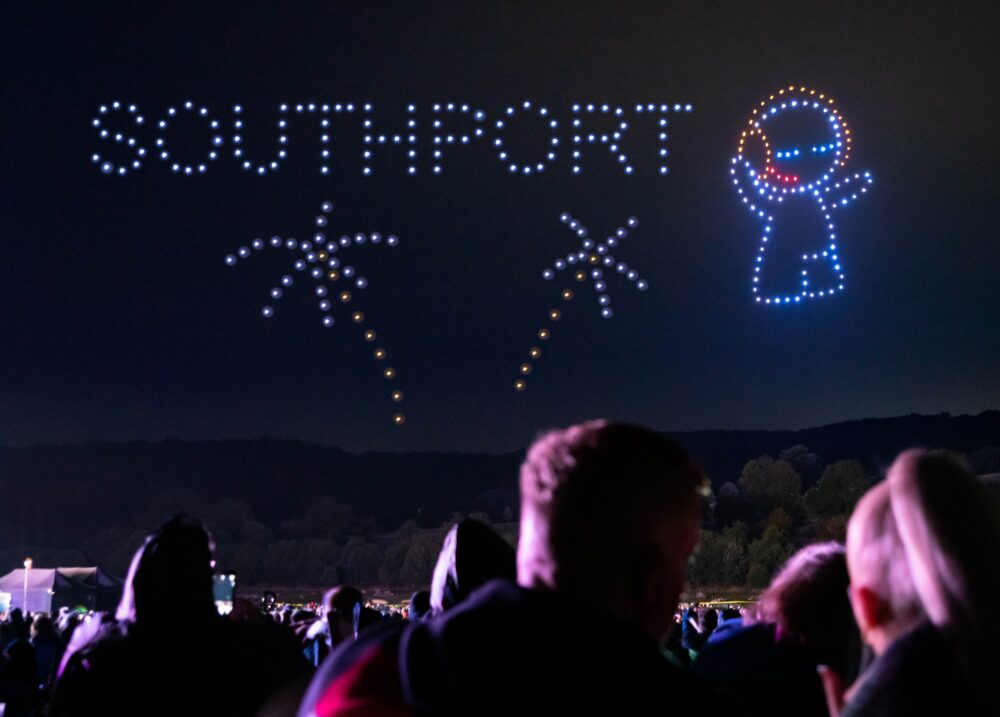 Southport to host it’s first ever drone light show as part of the 2025 British Musical Fireworks Championship