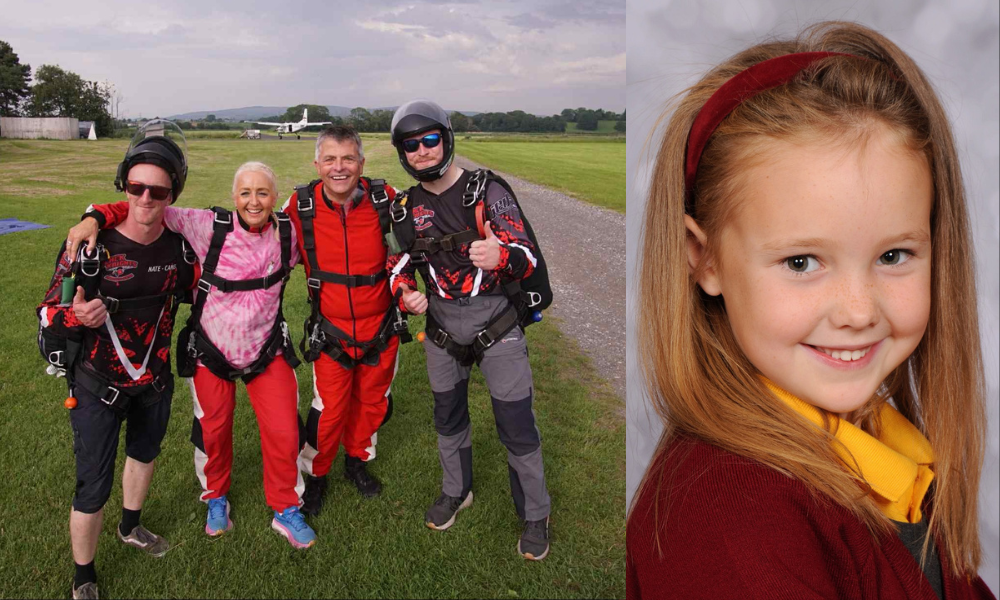 Southport headteachers complete skydive for Elsie’s Story