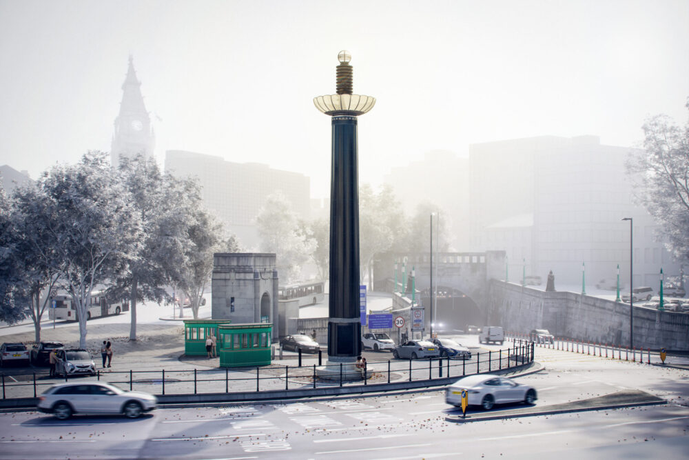 Historic Queensway Tunnel monument returns to Liverpool after six decades