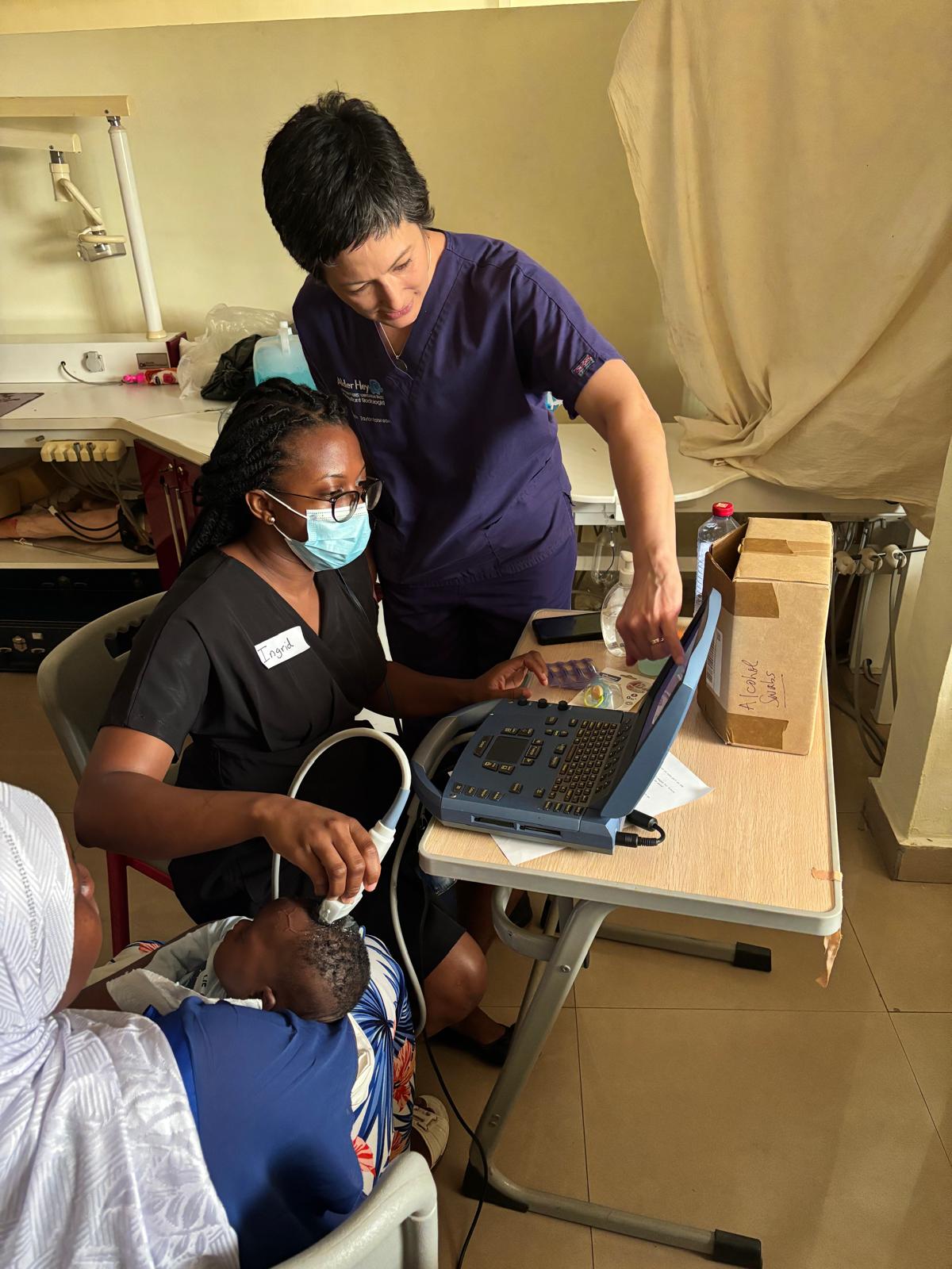 Kate volunteers in Ghana, providing 'gamechanging' training