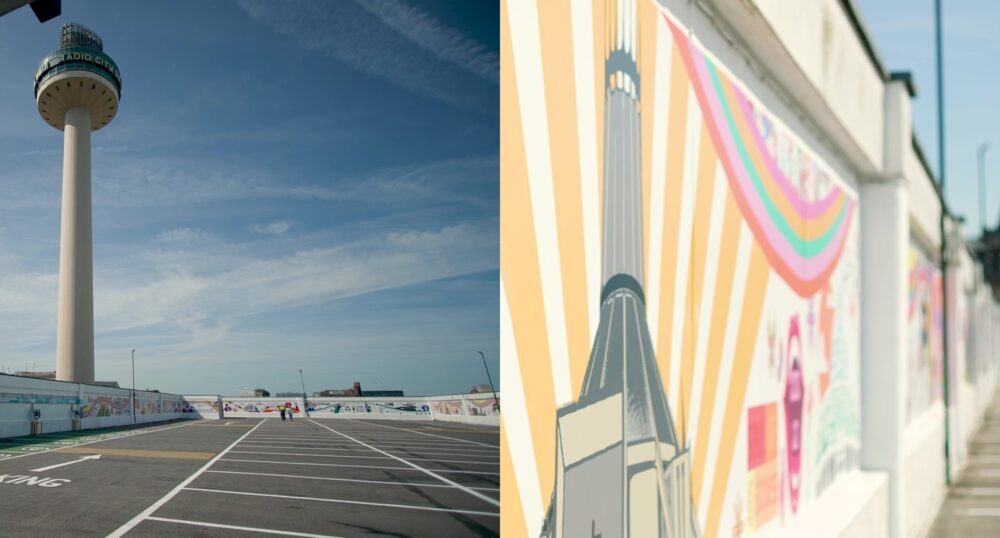 St John’s Shopping Centre has unveiled a new art installation on the top floor of its car park