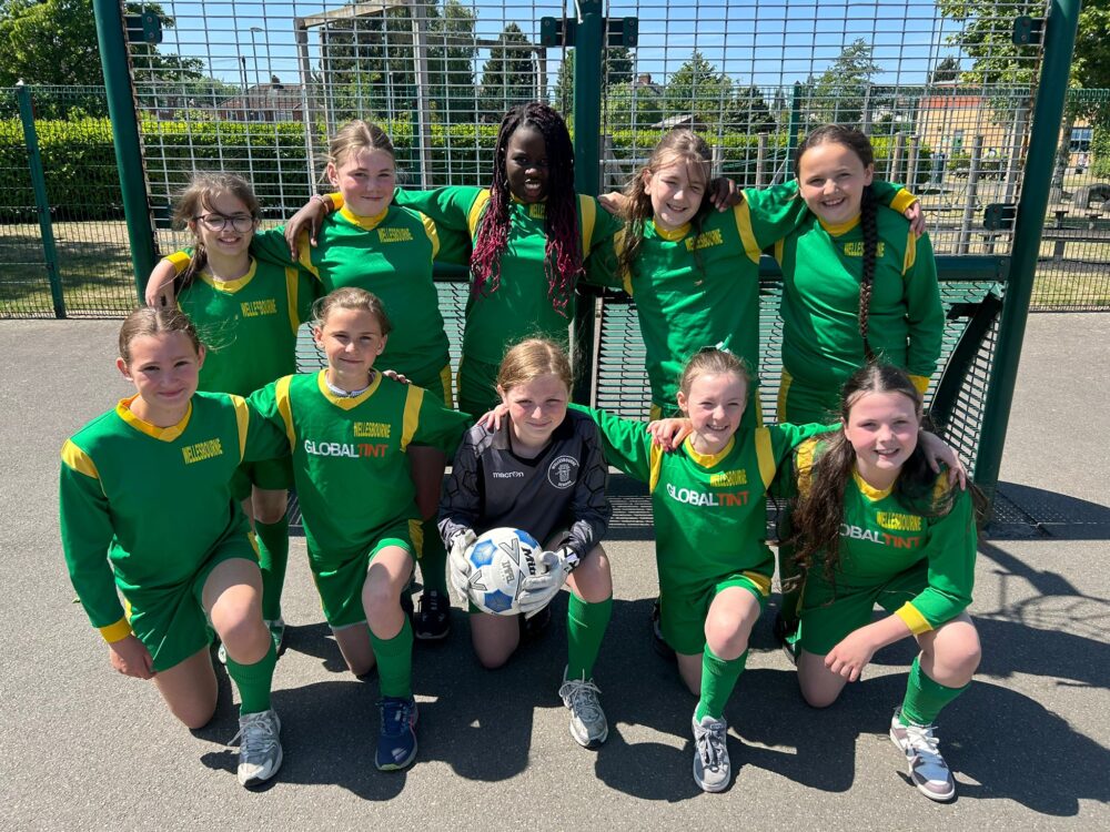 Wellesbourne Primary School’s new girls’ football transforms pupils team spirit
