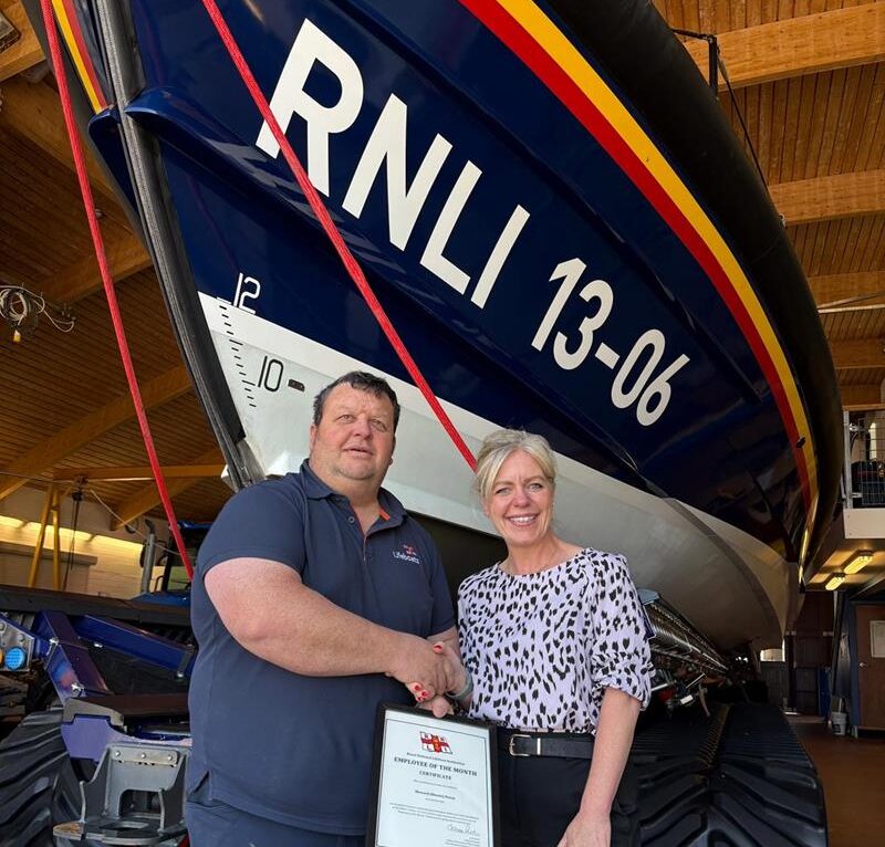 RNLI honours Hoylake staff for role in launching major corporate partnership