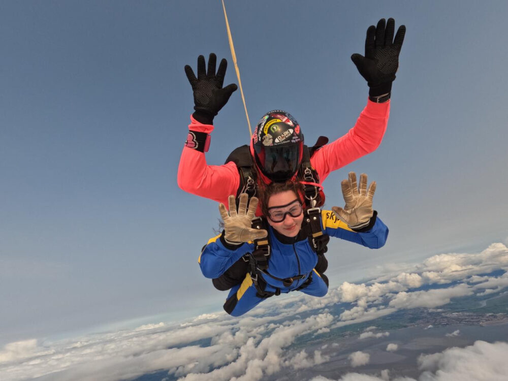Young fundraiser marks birthday with skydive in support of Royal Liverpool University Hospital