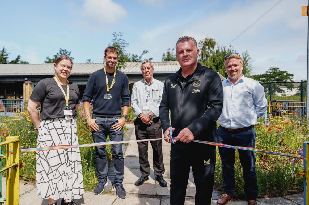 Everton helps bring new sensory garden to life at Centre 56 in Kirkdale