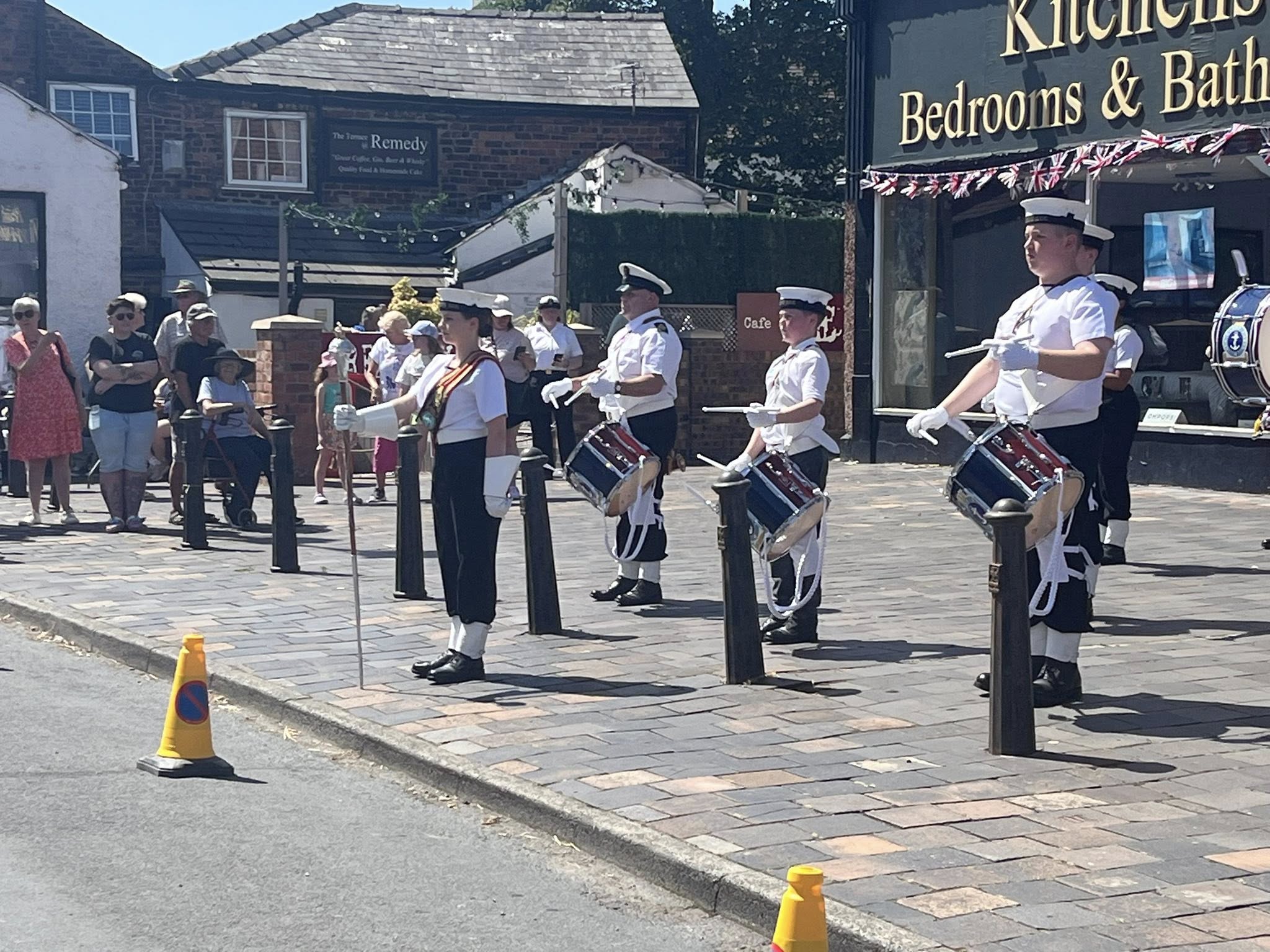 Thye 1940s Street Party in Churchtown in Southport.