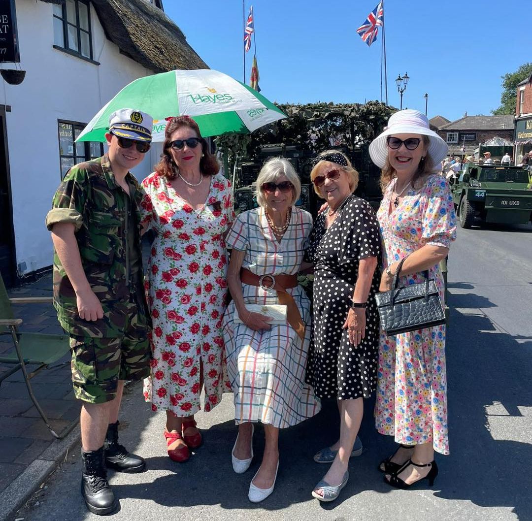 Thye 1940s Street Party in Churchtown in Southport.