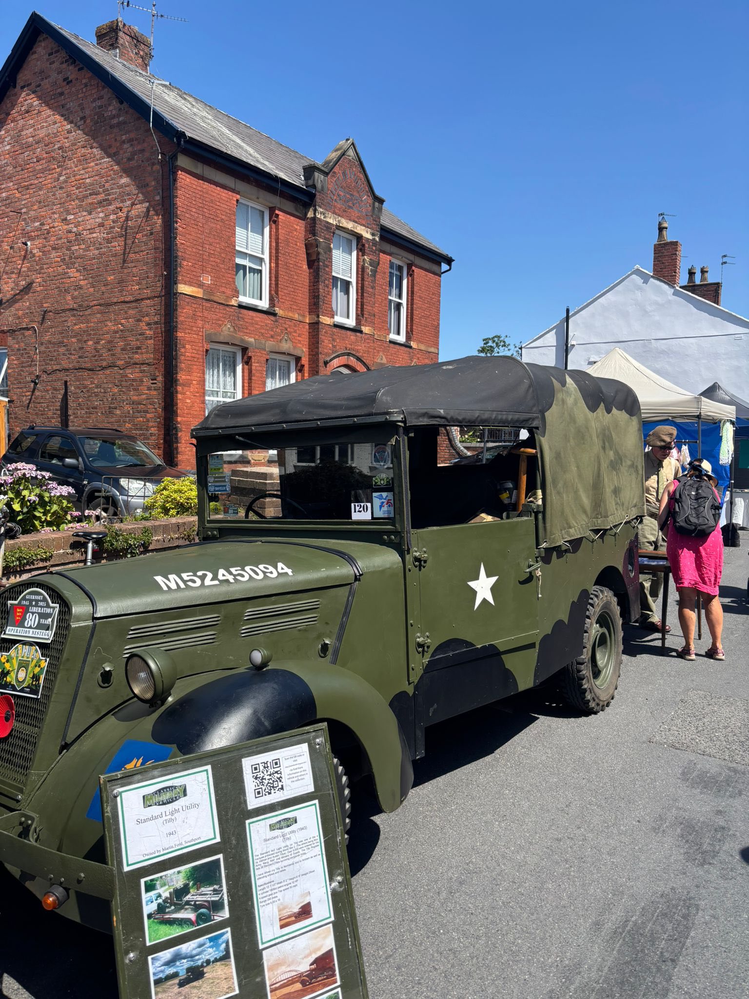 Thye 1940s Street Party in Churchtown in Southport.