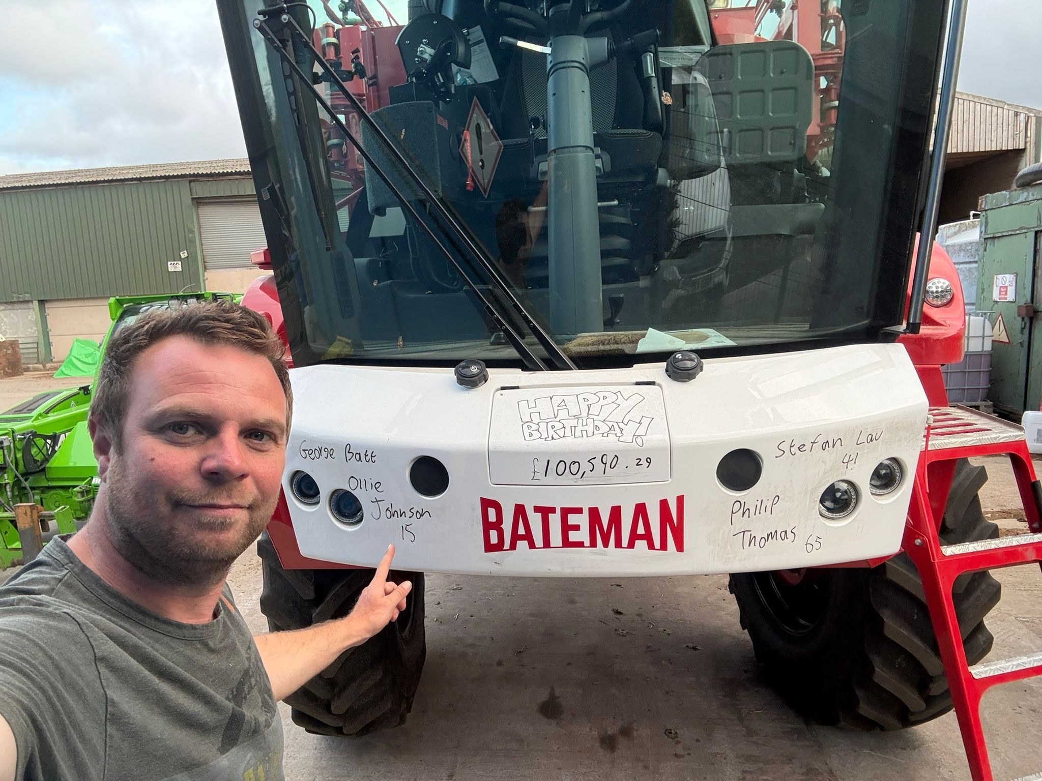 Farmer Olly raises £100k for North West Air Ambulance with tractor birthday bumper shout-outs