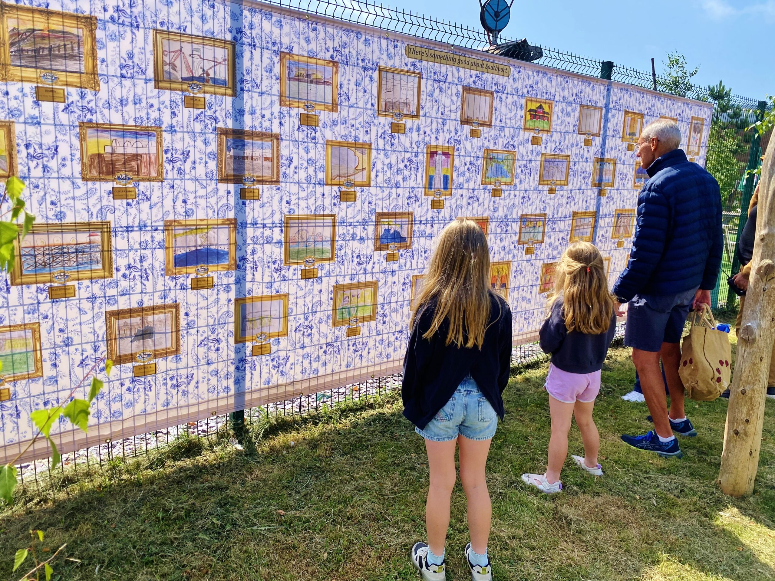 Southport turns into an open-air gallery as over 400 young artists put their stamp on the town