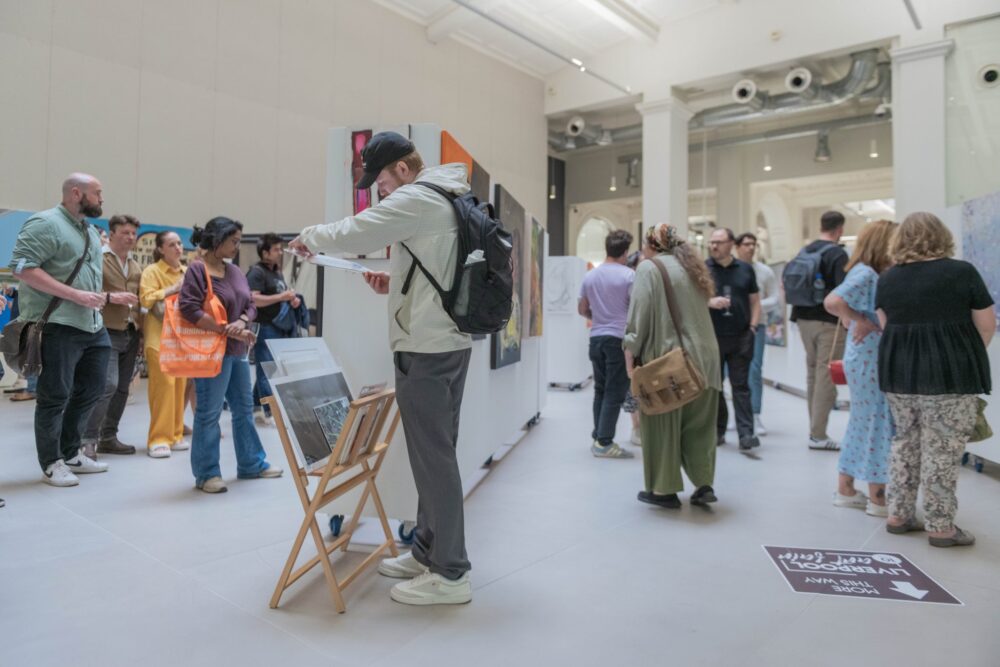 Liverpool Art Fair is showcasing around 200 talented local artists in Liver Building all summer