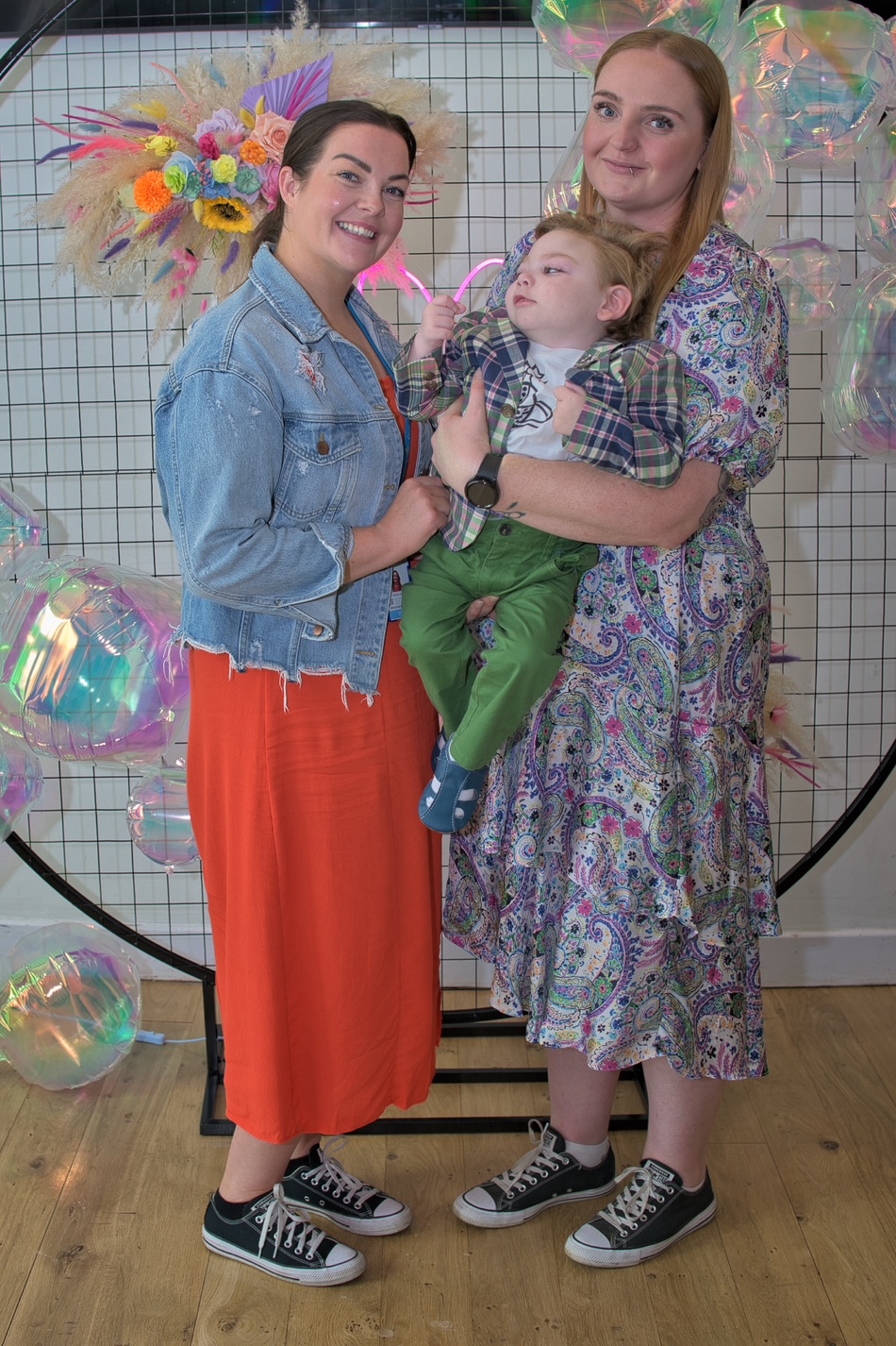 Ronnie and Claire House staff, Amy and Siobhan