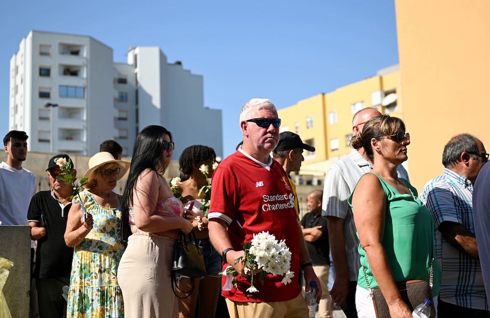 Diogo Jota Funeral: Family and friends gather to mourn the Liverpool FC star