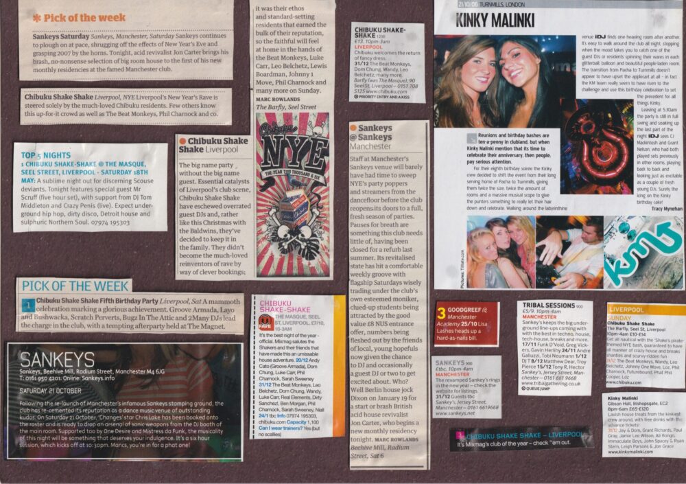 Damo Jones - Article Cut Outs