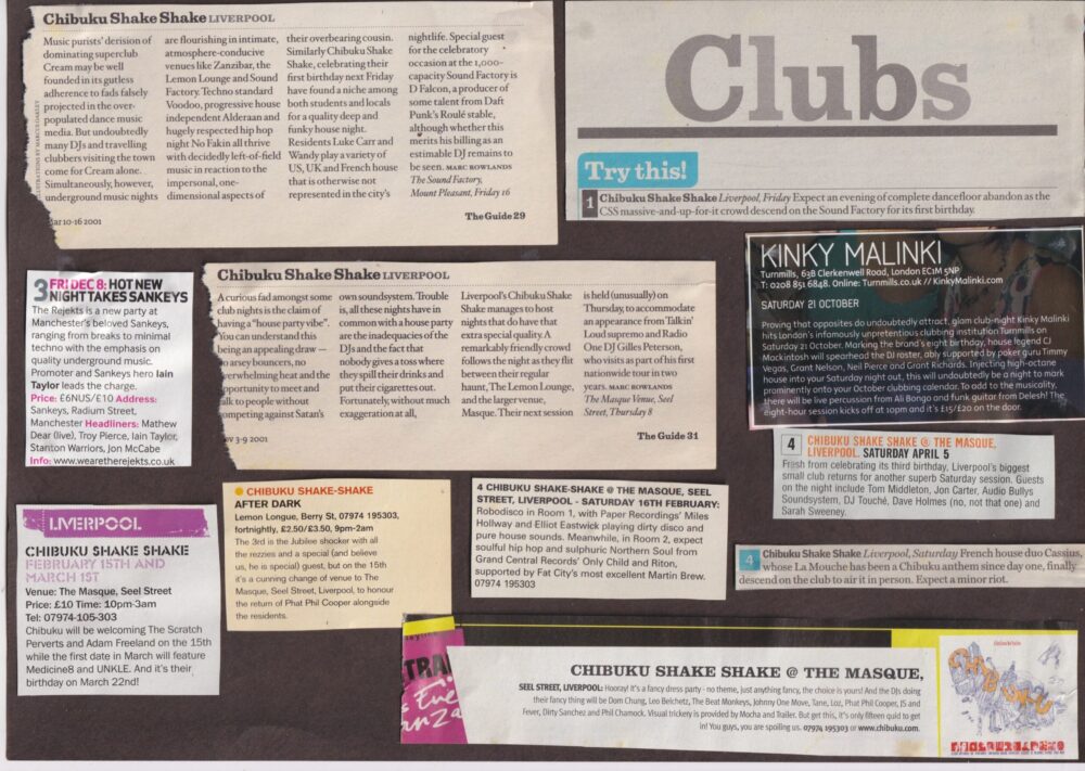 Damo Jones - Article Cut Outs