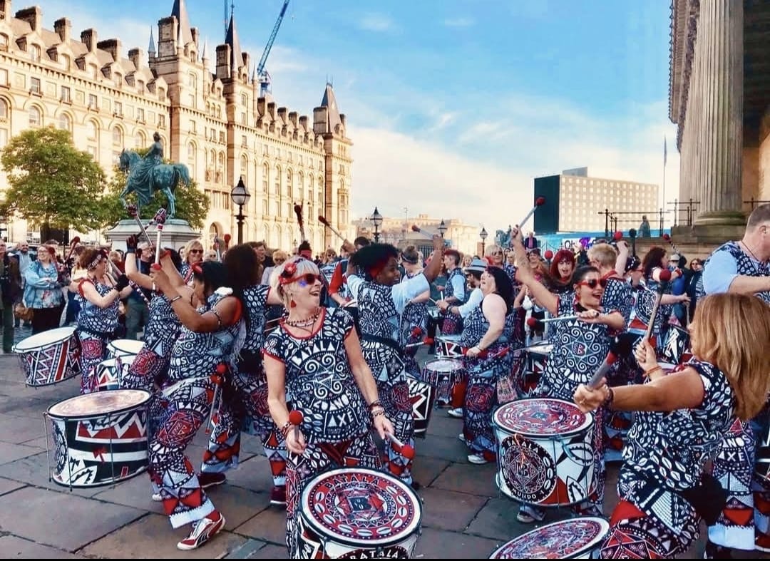The Mersey drummers bringing Brazilian rhythms and joy to events in Liverpool