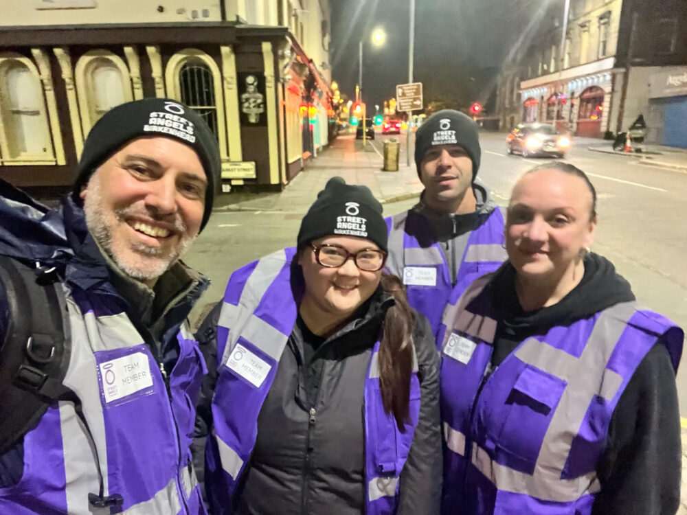 Birkenhead Street Angels out on a shift
