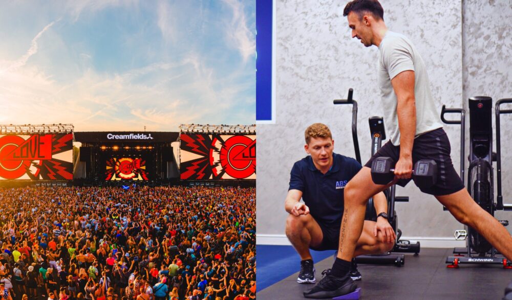 Absolute Body Solutions is managing an on-site gym at Creamfields 2025