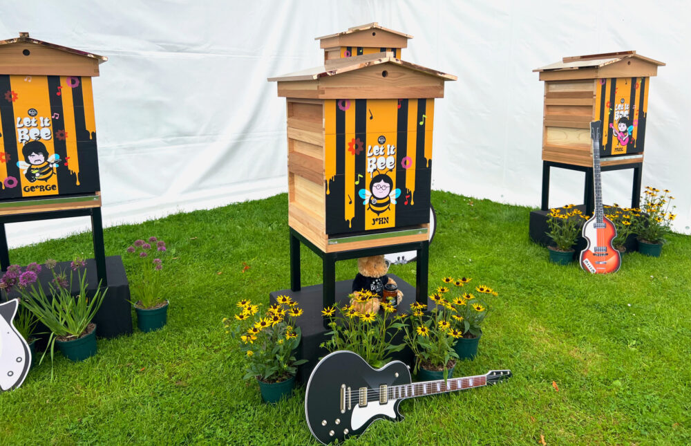 The Beatles Story partners with Southport Flower Show to launch Beatles-inspired bee hives