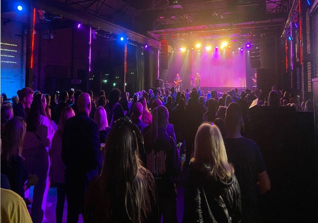 Tim's last mass choir event at Camp & Furnace