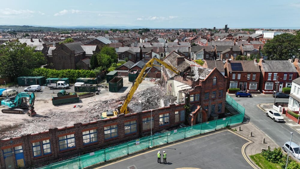 Municipal building in Liscard demolished as town centre regeneration moves forward
