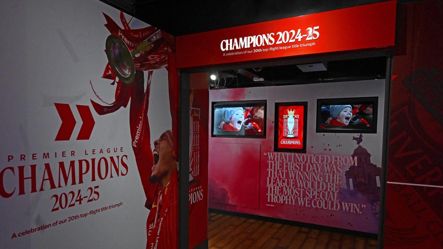 LFC's stadium tour museum champions