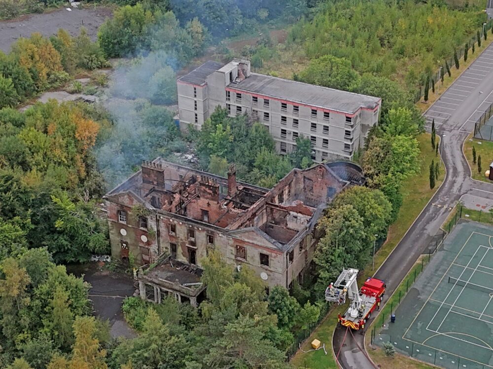 14 year old girl arrested on suspicion of arson after Woolton Hall fire