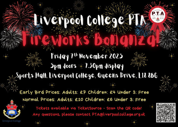 Liverpool College Fireworks