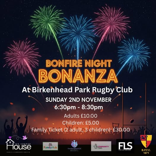 The Corner House Family and Community Hub CIC - Birkenhead - Fireworks