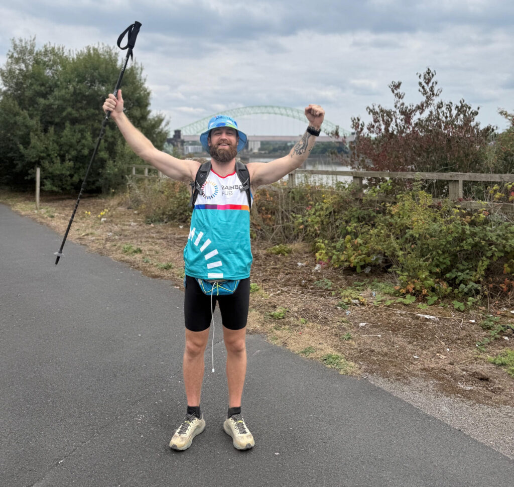 Adam Dixon who did 7 ultramarathons in 7 days