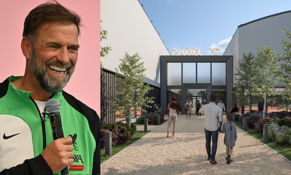 Jurgen Klopp is opening a brand new padel centre in Liverpool