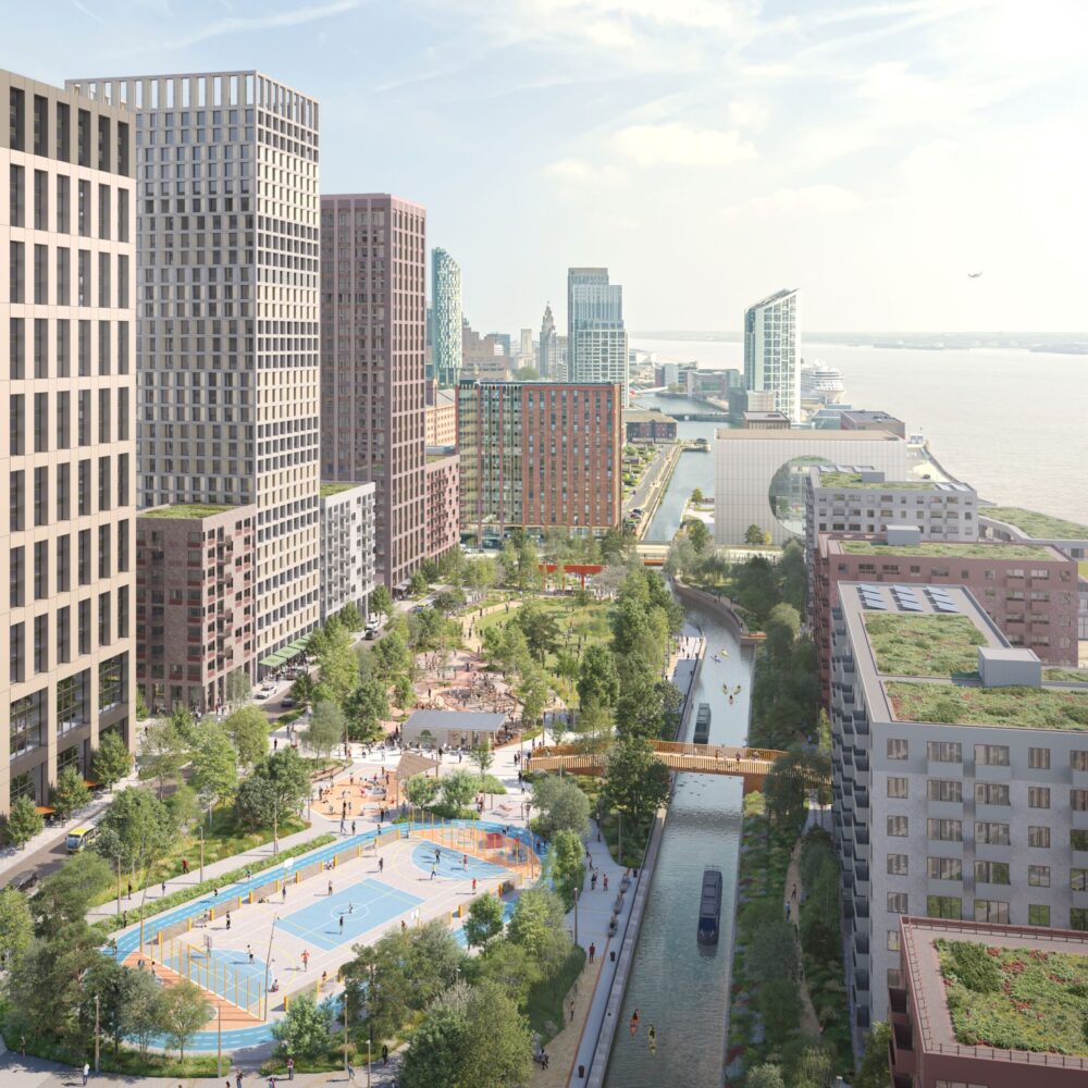 Central Docks Liverpool Waters CGI August 2025 courtesy of Peel Waters