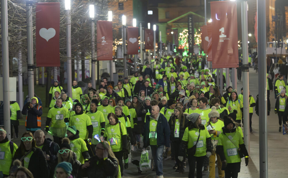Clatterbridge Cancer Charity Glow Green Night Walk set to return in February