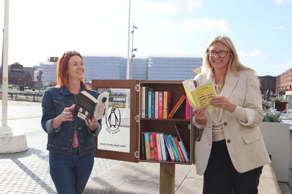 Liverpool BID Company's Katie Bentley (Director of Strategic Comms and Partnerships) and Kerry Williams from NML (Head of Creative Partnerships Audience and Media)