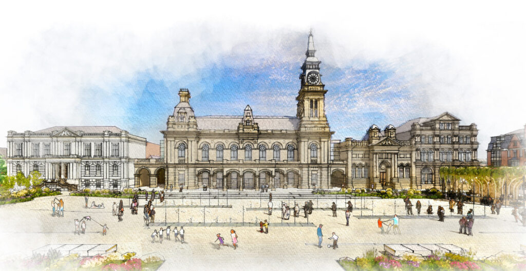 Southport Town Hall Gardens