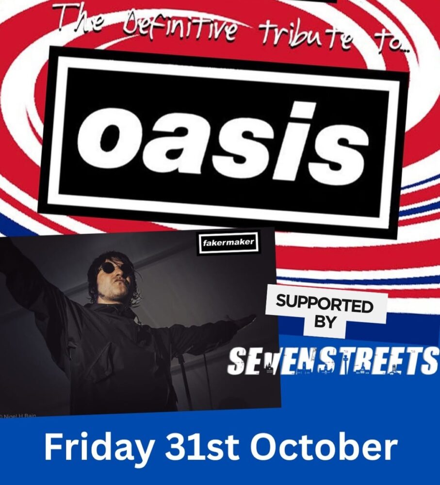 Oasis Tribute Night – Fakermaker Live at The Terrace