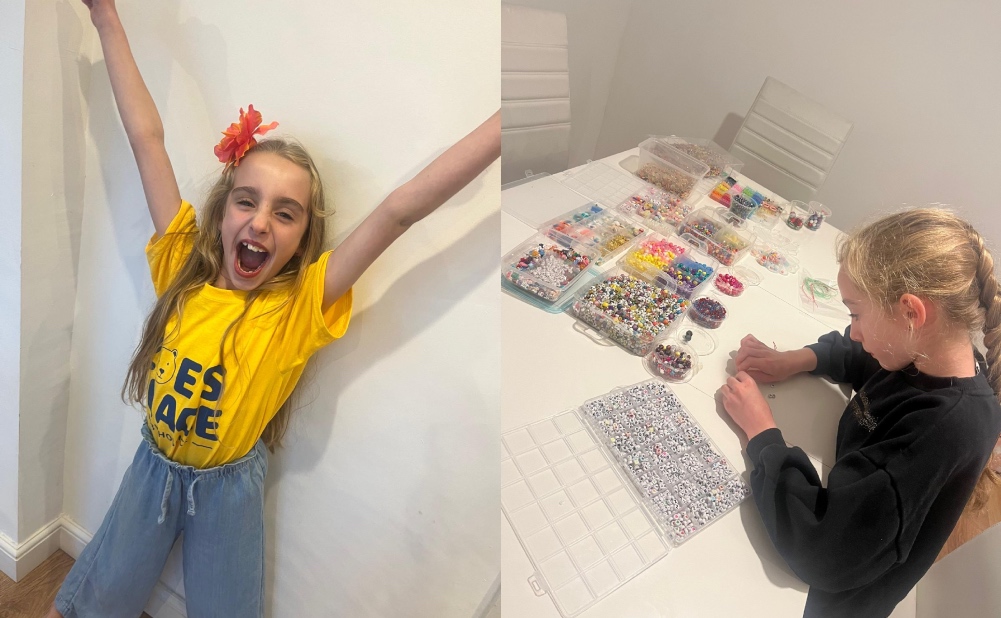 Schoolgirl whose bracelets raised £5,000 for Zoe’s Place is doing a River of Light Glow Walk