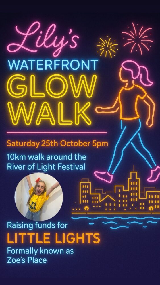 Lily Williams - Zoe's Place Glow Walk