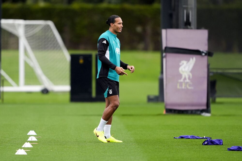 Virgil van Dijk says Monday’s players’ meeting was not for “crisis” talks