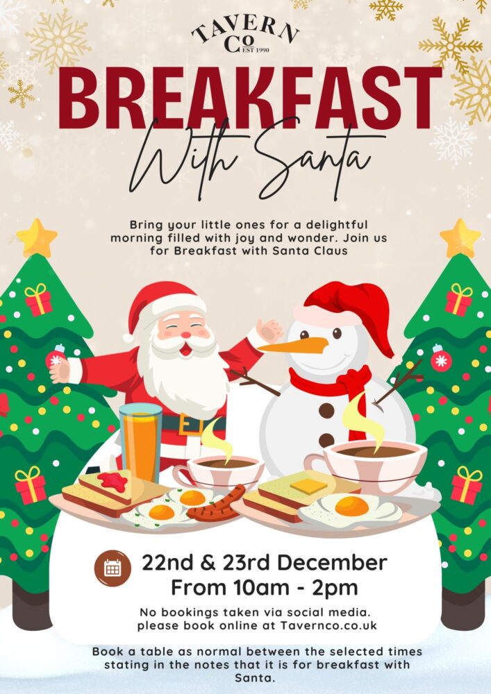 Breakfast with Santa at the Tavern Co