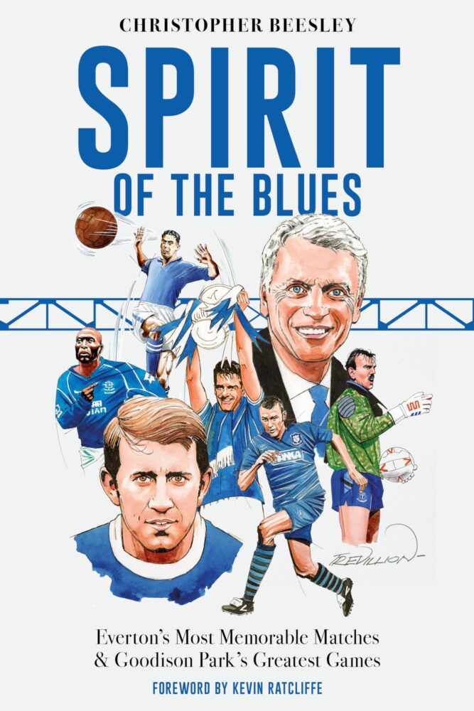 Christopher Beesley discusses “Spirit of the Blues” with ex-Everton player Michael Ball 