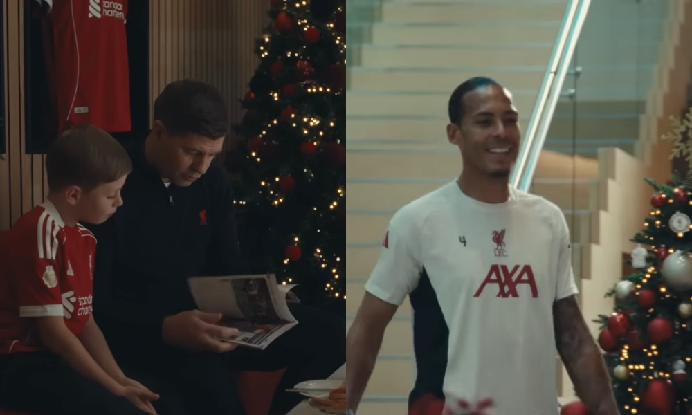 Gerrard, Virgil van Dijk & many other Reds star in heartwarming new LFC Christmas advert