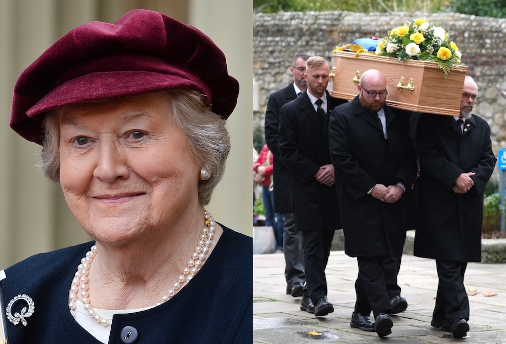 The funeral of Merseyside actress Patrica Routledge has taken place