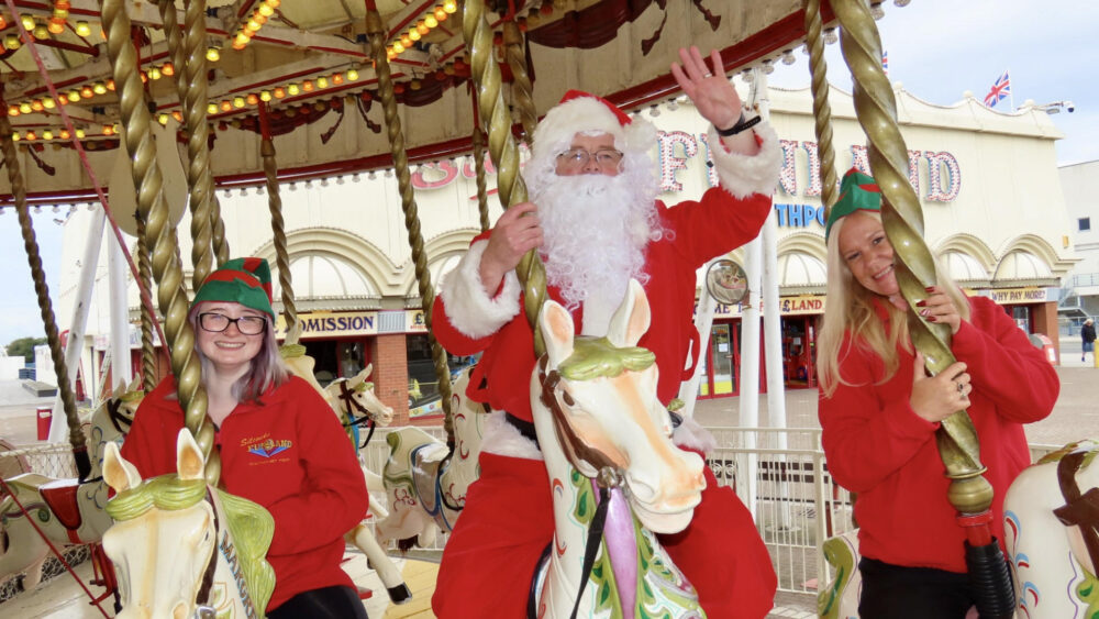 Families can enjoy Breakfast With Santa at Silcock's Pier Family Restaurant and Silcock's Carousel in Southport. Photo by Andrew Brown Stand Up For Southport