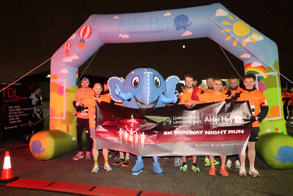 Liverpool Airport hosts Runway Run raising £70,000 for Alder Hey